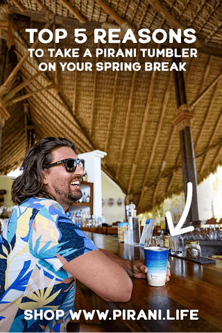 Top 5 reasons to take a Pirani tumbler on your Spring break