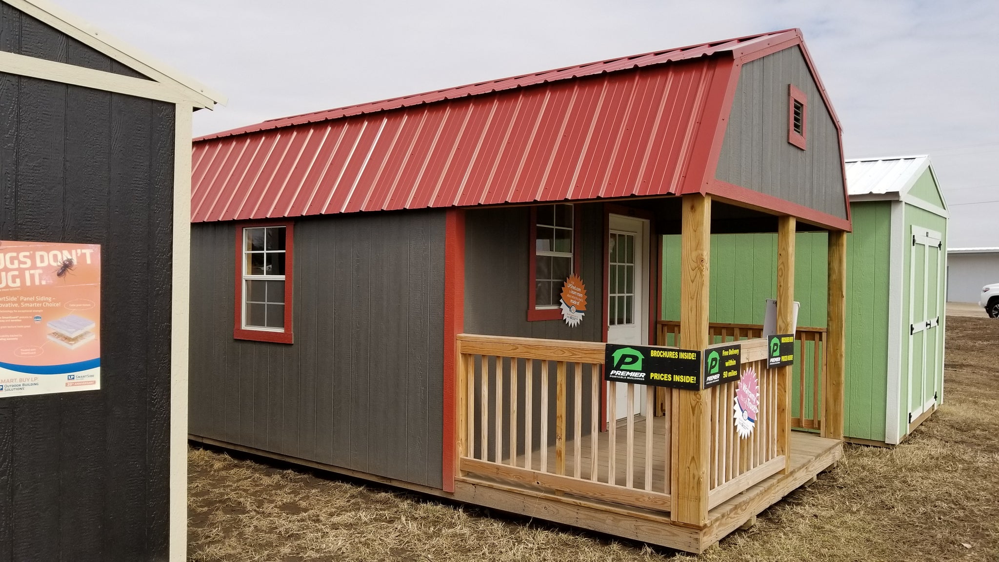 12x20 lofted barn cabin .. 10% off sold – premier