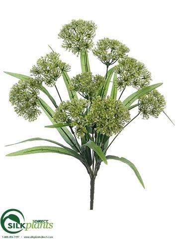 Silk Plants Direct Queen Anne's Lace Bush - Green Light - Pack of 12 Color:Green Light