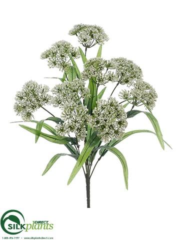 Silk Plants Direct Queen Anne's Lace Bush - Green Light - Pack of 12 Color:Green Light then our artificial Berry Spray