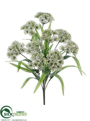 Silk Plants Direct Queen Anne's Lace Bush - White - Pack of 12 163