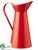 Tin Pitcher - Red - Pack of 2