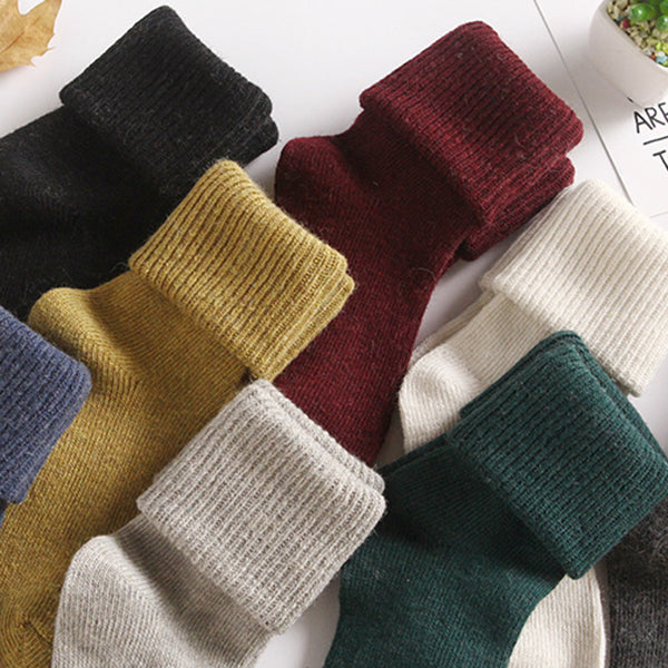 Solid Colour Stringy Selvedge Cotton Socks – ab-pop