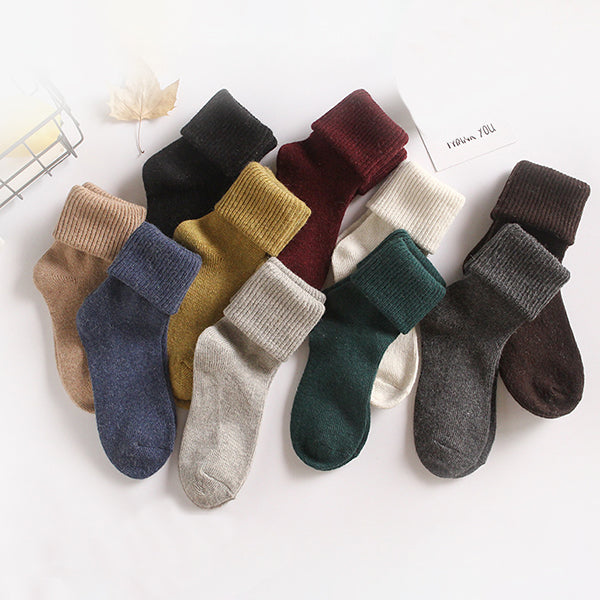 Solid Colour Stringy Selvedge Cotton Socks – ab-pop