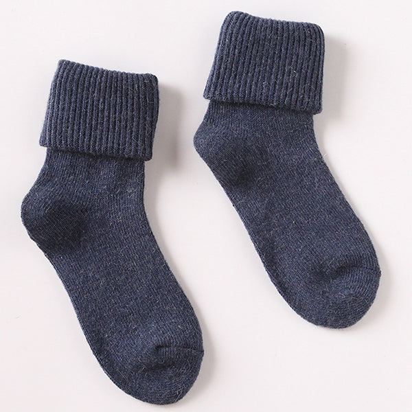 Solid Colour Stringy Selvedge Cotton Socks – ab-pop