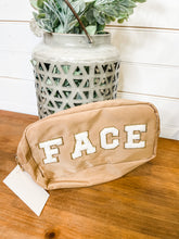Preppy Letter Travel Cosmetic Bags