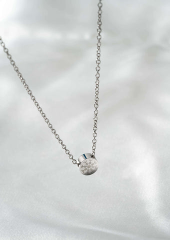 Helm of Awe Mini Pendant Necklace in Silver