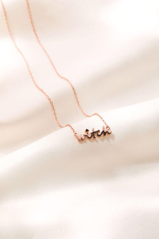 Witch Necklace in Rose Gold