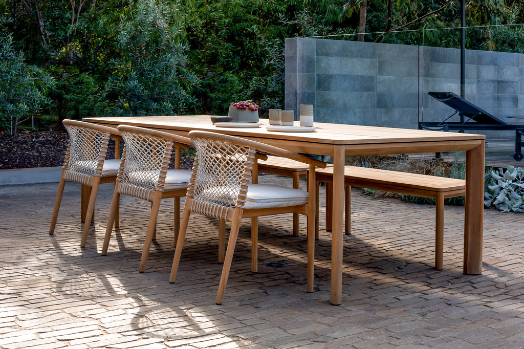 Addis Teak Table and Forrest Armchairs by Kett