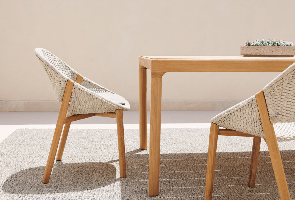 Elio Chair and Illum Teak Table by Kett
