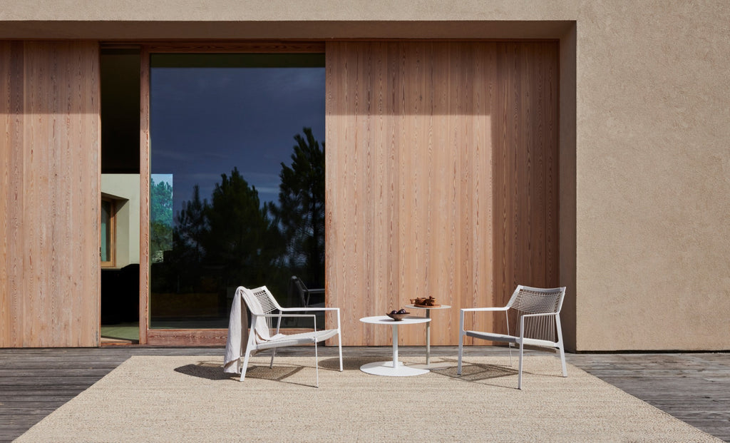 Nodi Easy Chairs and Drops Side Tables by Tribu