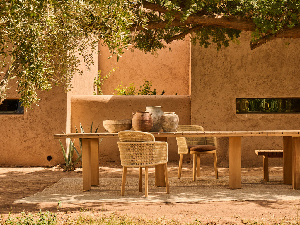 Suro Dining Table & Chairs by Tribu