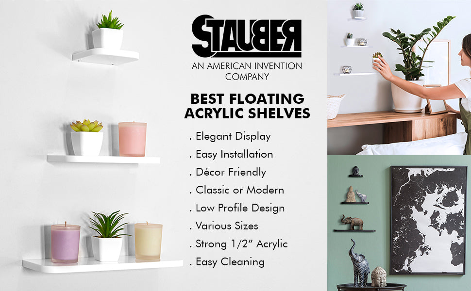 Acrylic Floating Shelves