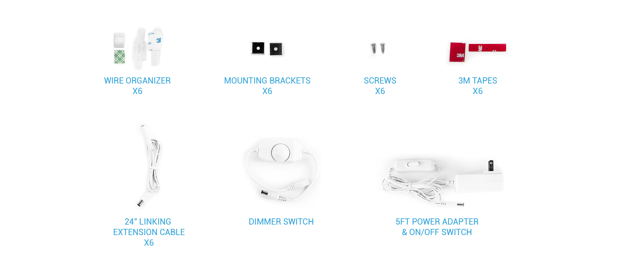 Ultra-Thin Cabinet Light Parts