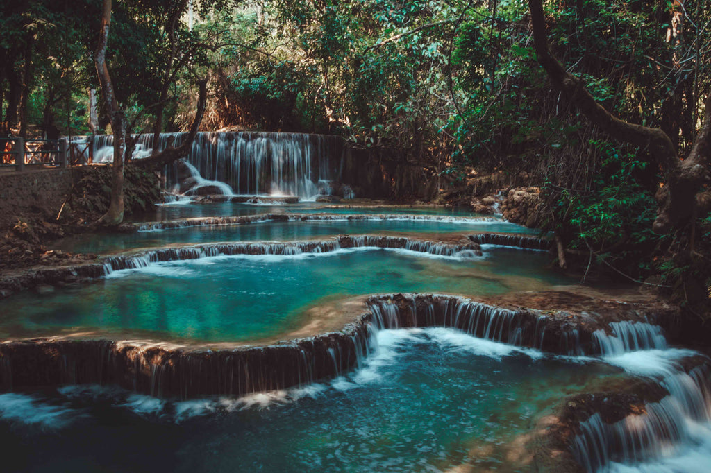 Kuang si watervallen laos
