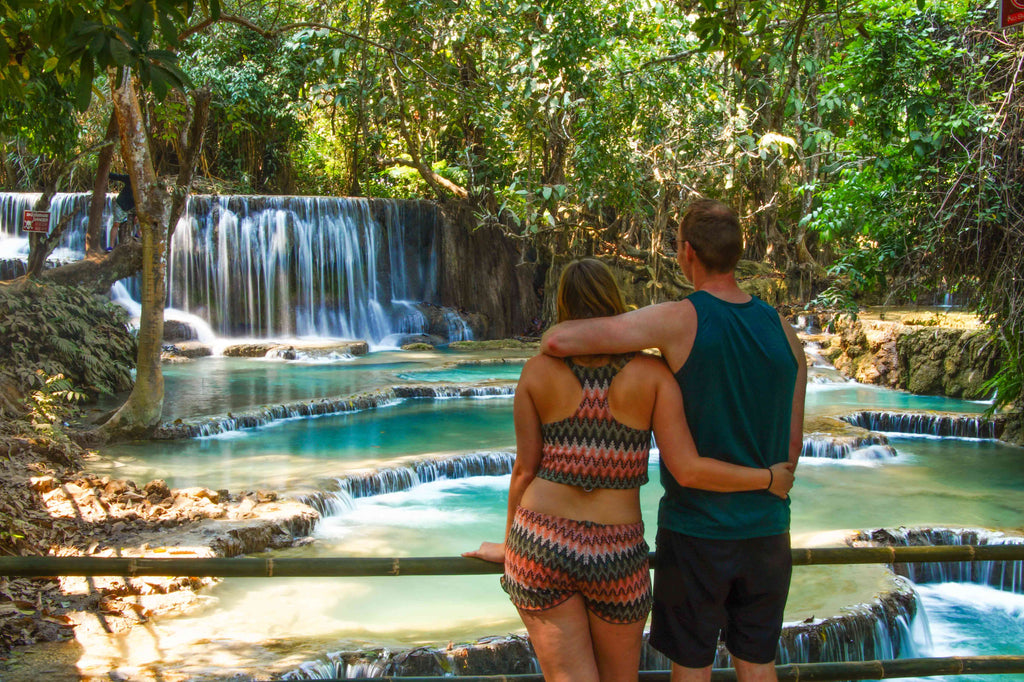 Kuang si watervallen laos