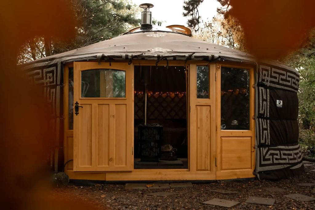 slapen in een yurt