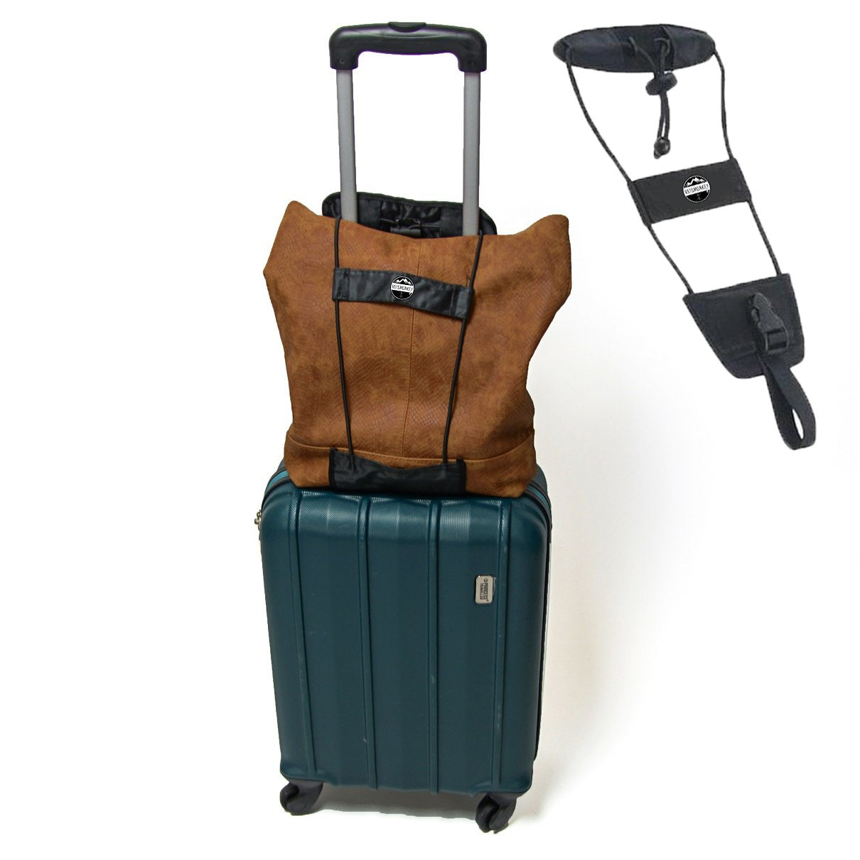 Glans Een evenement Pennenvriend Elastische bagage riem | Makkelijk je tas bevestigen aan koffer