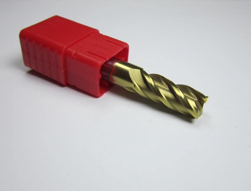 1PCS 8MM HRC62 4F Tungsten Carbide End Mills bit