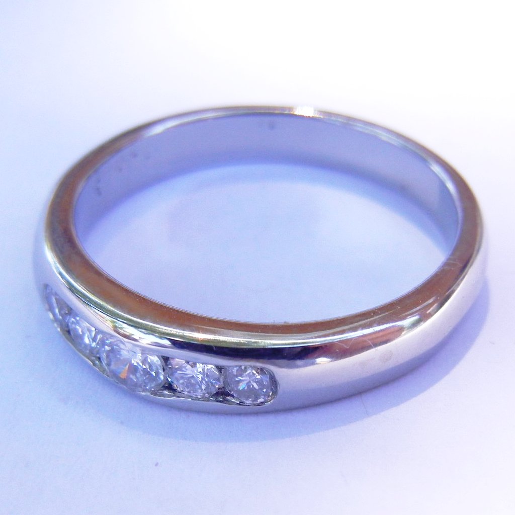 Channel Set Diamond Band