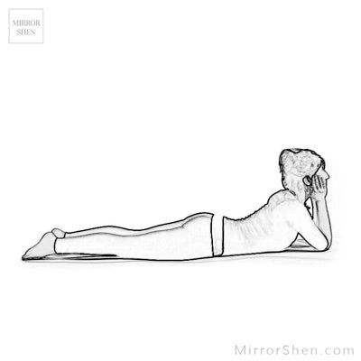 Makarasana The crocodile pose http://www.simply-yoga.co.il/makarasana/ | Yoga  postures, How to do yoga, Postures