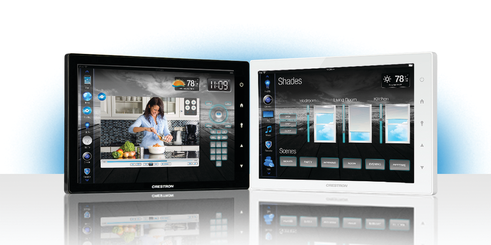 The Crestron TSW is one of the most advanced smart home controllers around