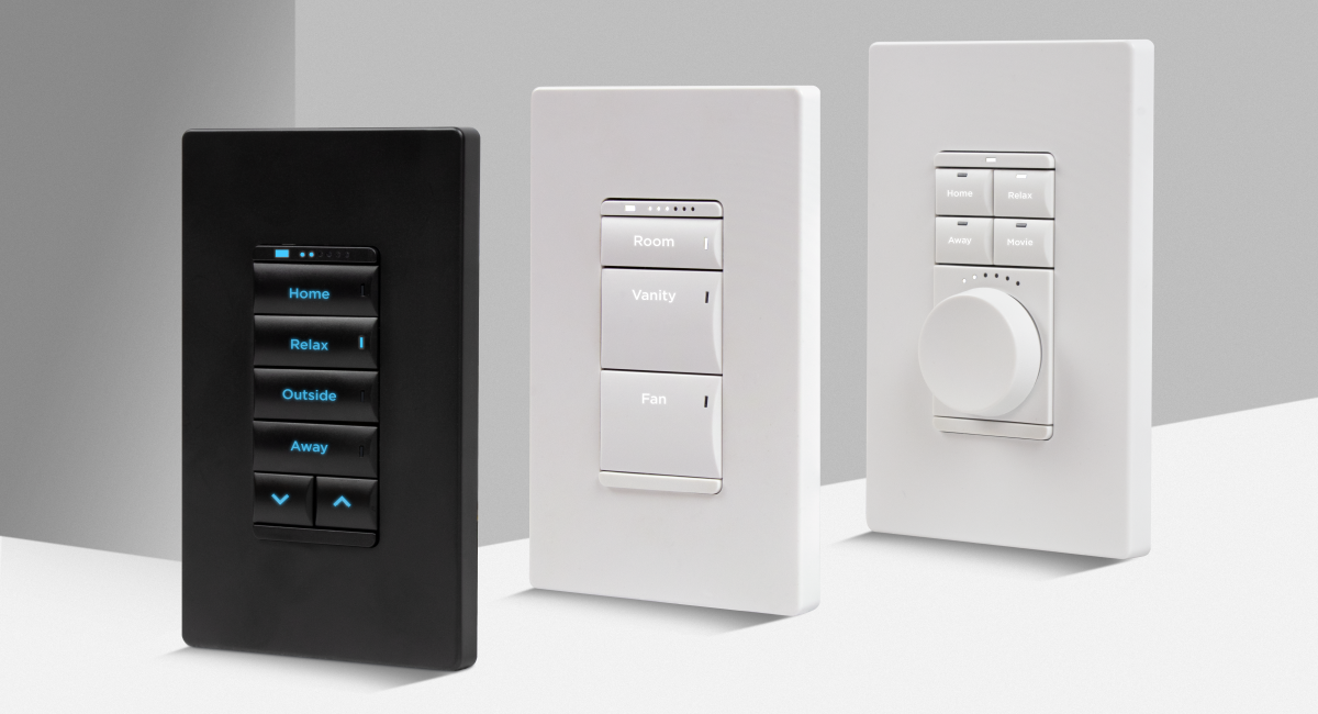 Savant lighting control keypads - smart home control