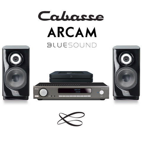 Avande Connect Bookshelf Hi Fi Package Arcam Cabasse And Bluesound