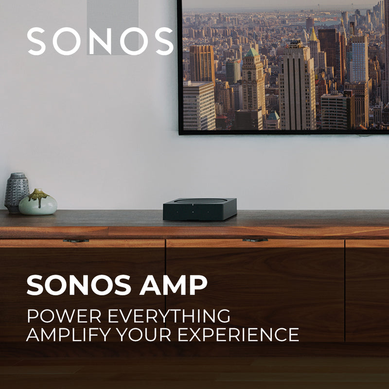 Sonos by Sonance Ceiling Speaker Pair + Sonos Amp - Elmgrove - Dining Room