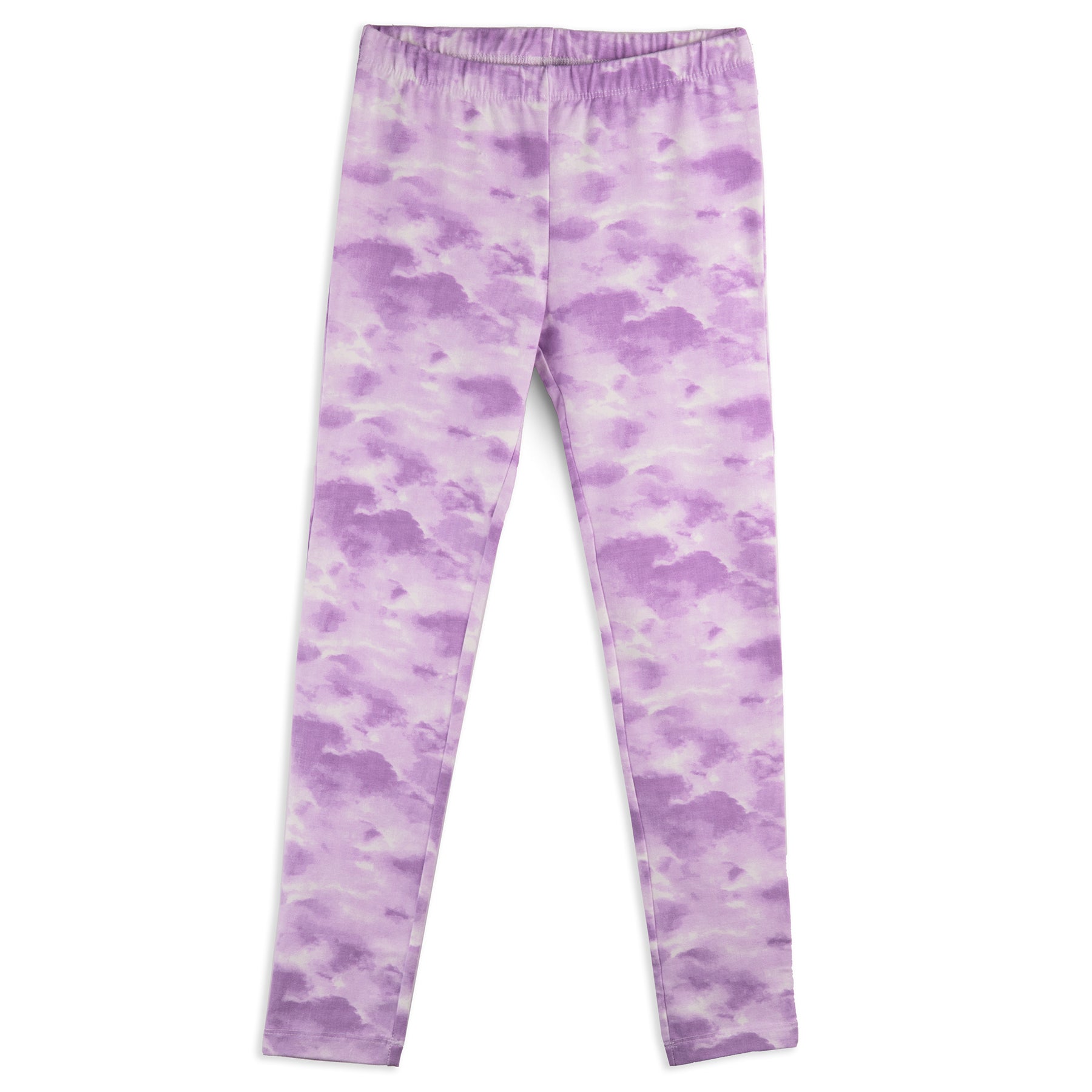 Cotton 3/4th Leggings - Lilac Beauty - Cotton Spandex - 3/4th Leggings -  Leggings - Bottomwear - Fabrika16