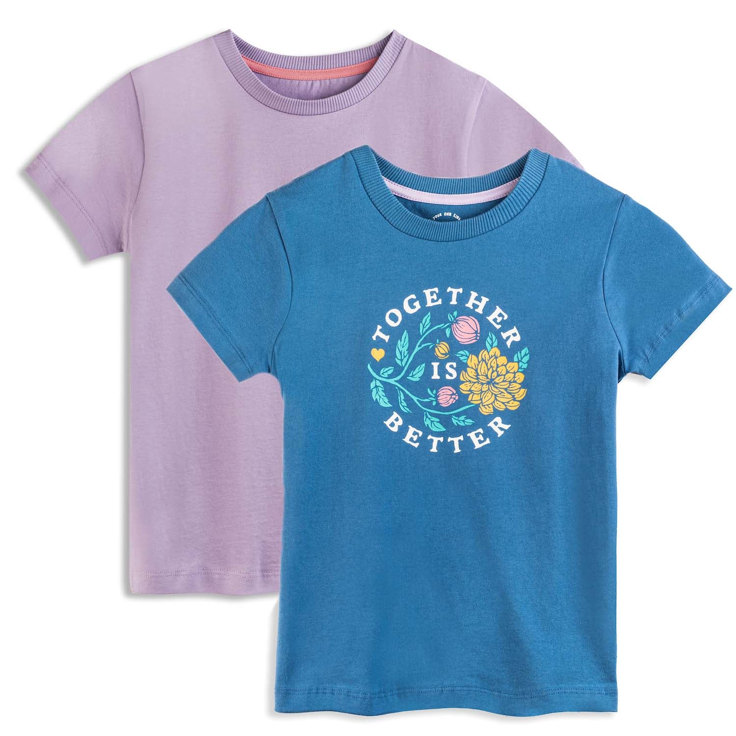 Organic Cotton Kids Shirts - Extended Length T-Shirts 3 Pack - Mightly