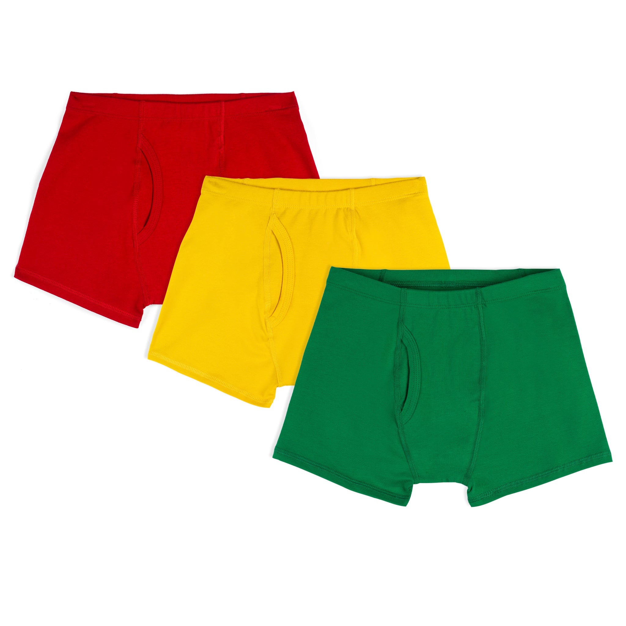 10-pack cotton boxer briefs - Light purple/Light yellow - Kids