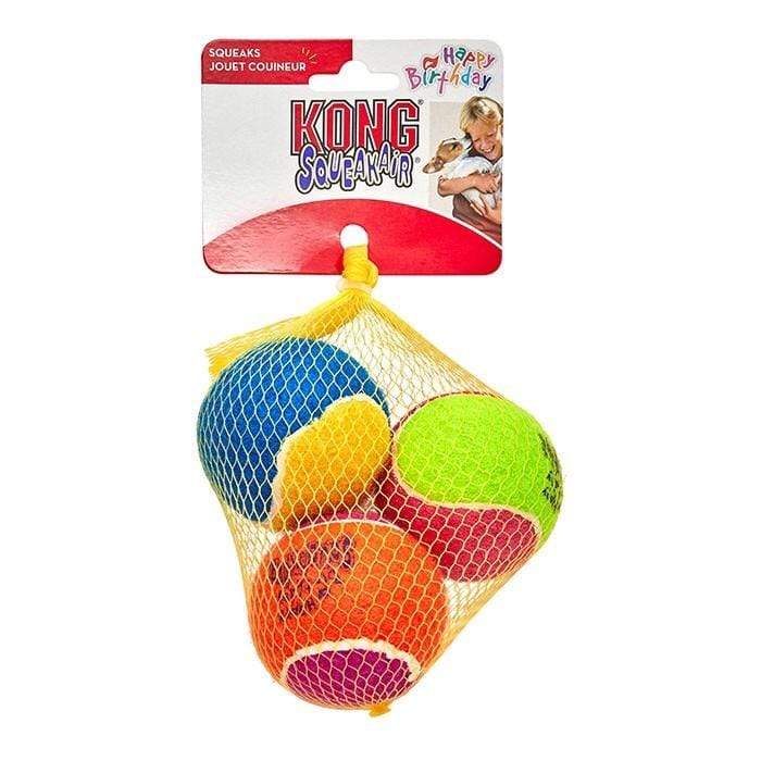 kong squeakair birthday balls