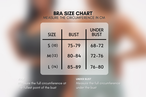 Sculpt Bra Size Chart – Savage Fitness Accessories