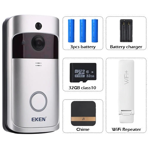 EKEN V5 Smart WiFi Video Doorbell with 