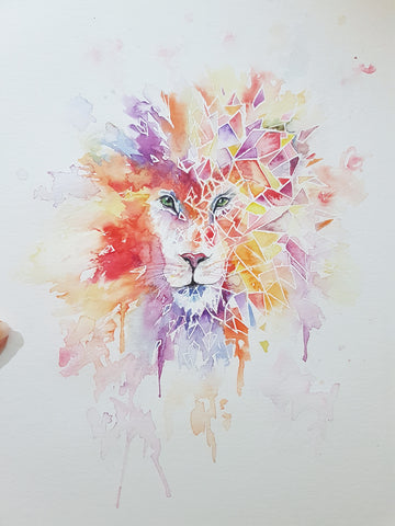 christmas gifts Geometric lion