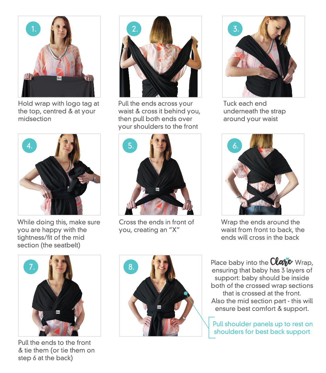 baby sling wrap instructions