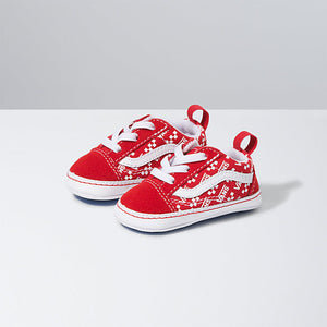 red vans crib shoes