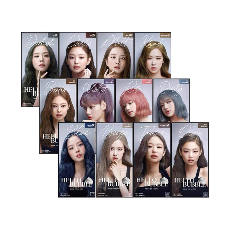 MISE EN SCENE Hello Bubble x BLACKPINK Hair Color Kit (2022 Version)- –  OCEANBUY.ca