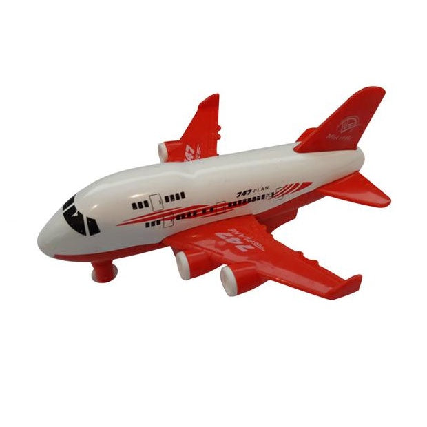 red aeroplane toy
