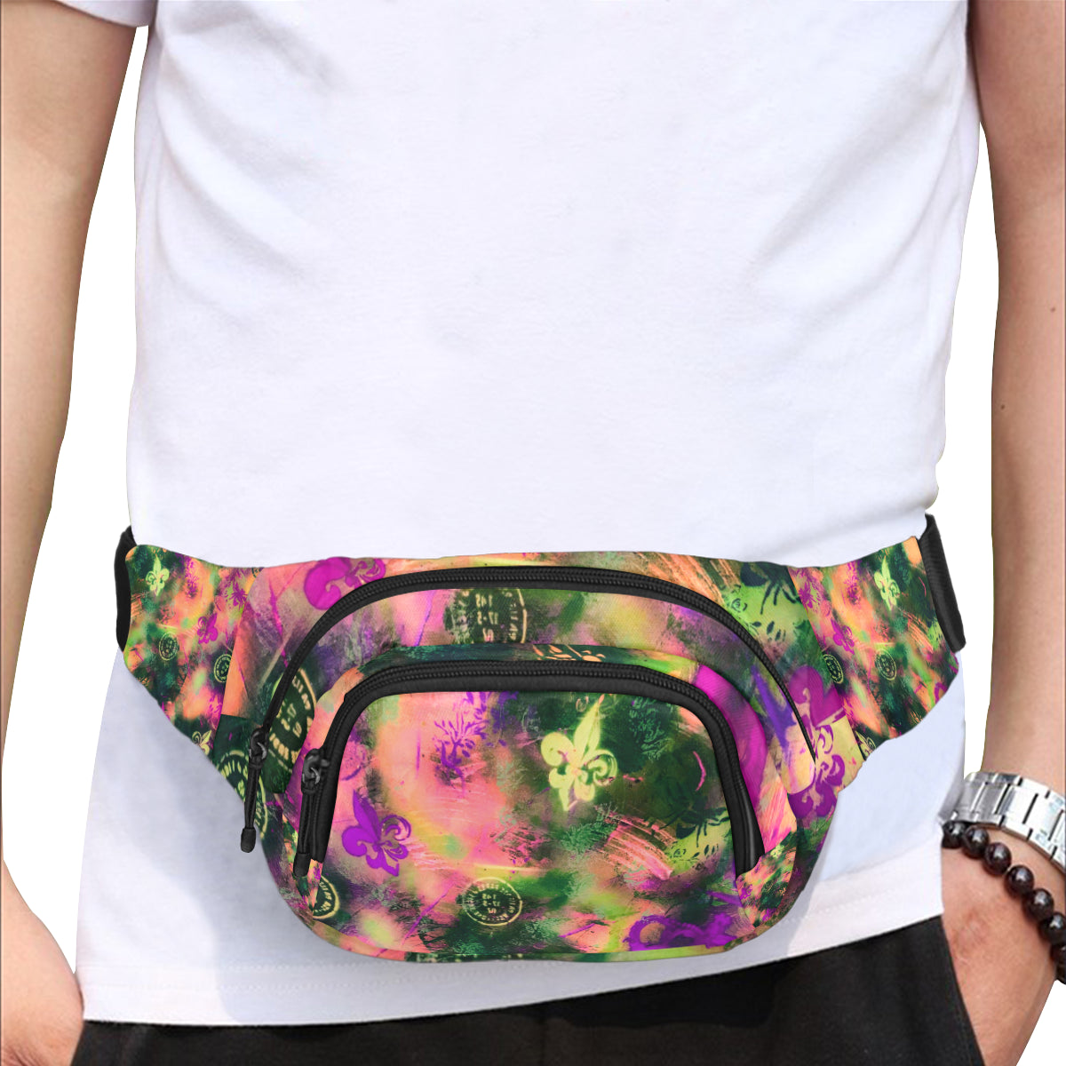 Funny Pack Unisex Waist Bag by Lala Lapinski Design