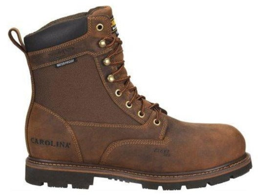 carolina men's 8 waterproof work boots