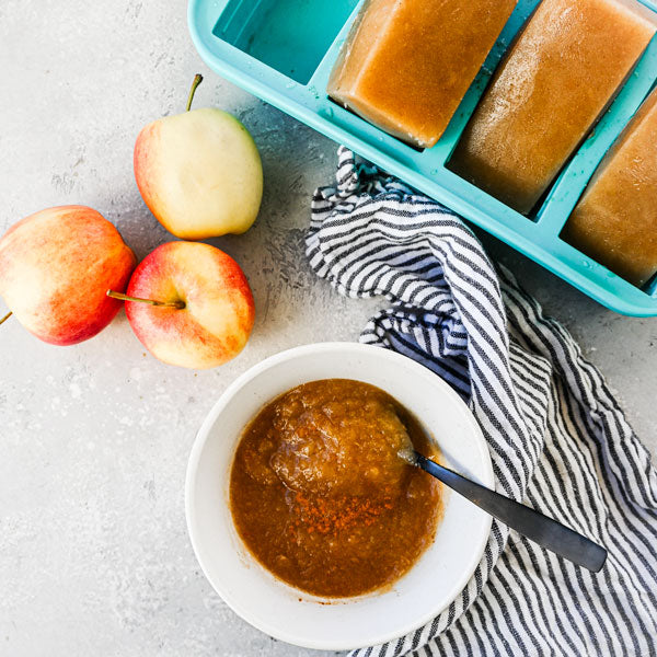 applesauce thawed and in 1 cup Souper Cubes