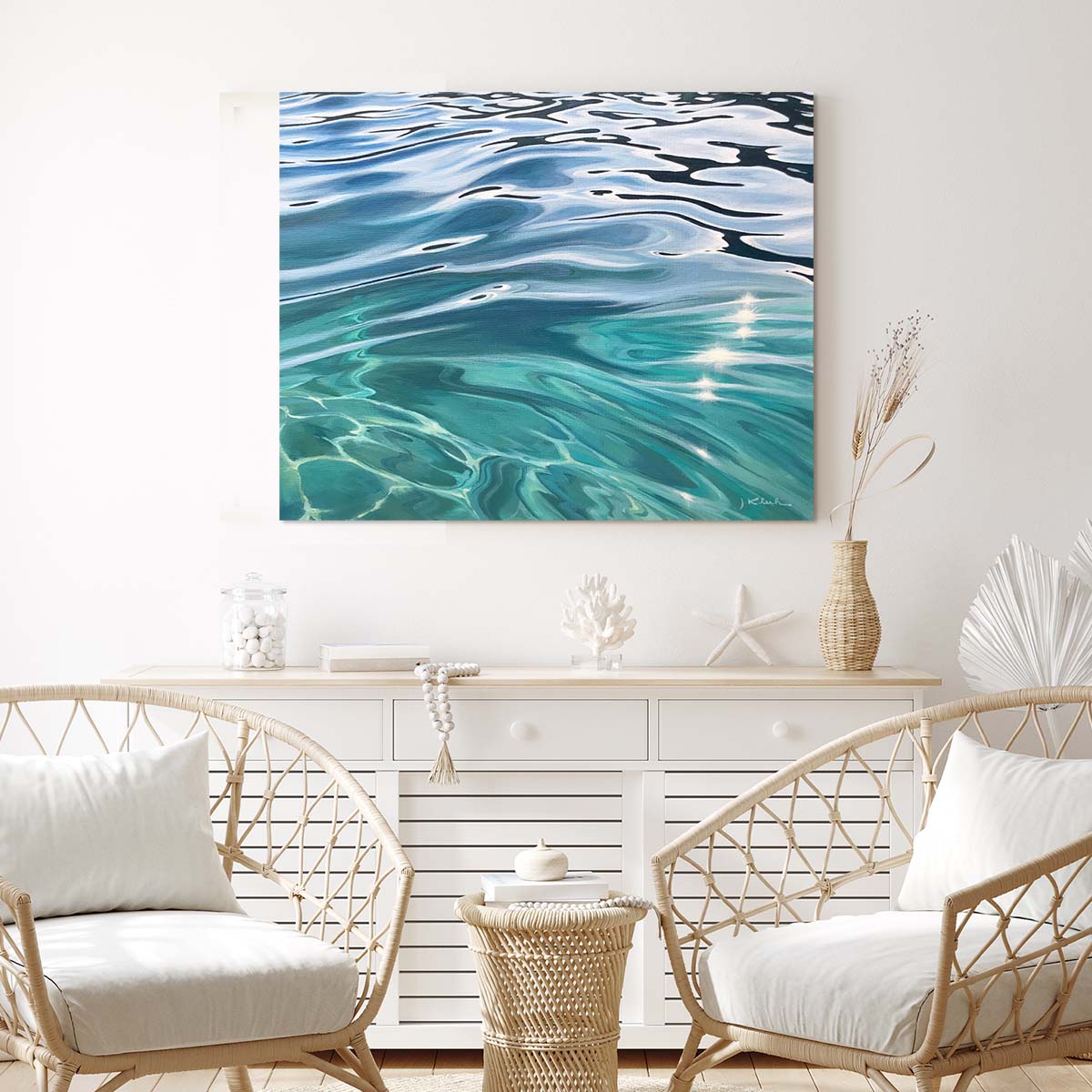 Resilience, Ocean Wave Art Large Canvas Prints