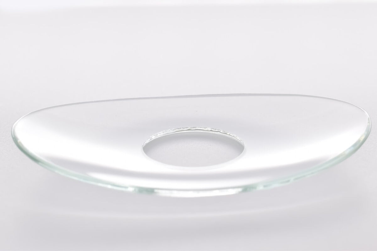 Bobeche - SET OF 2 Silver Pattern Glass 2.75 Inch