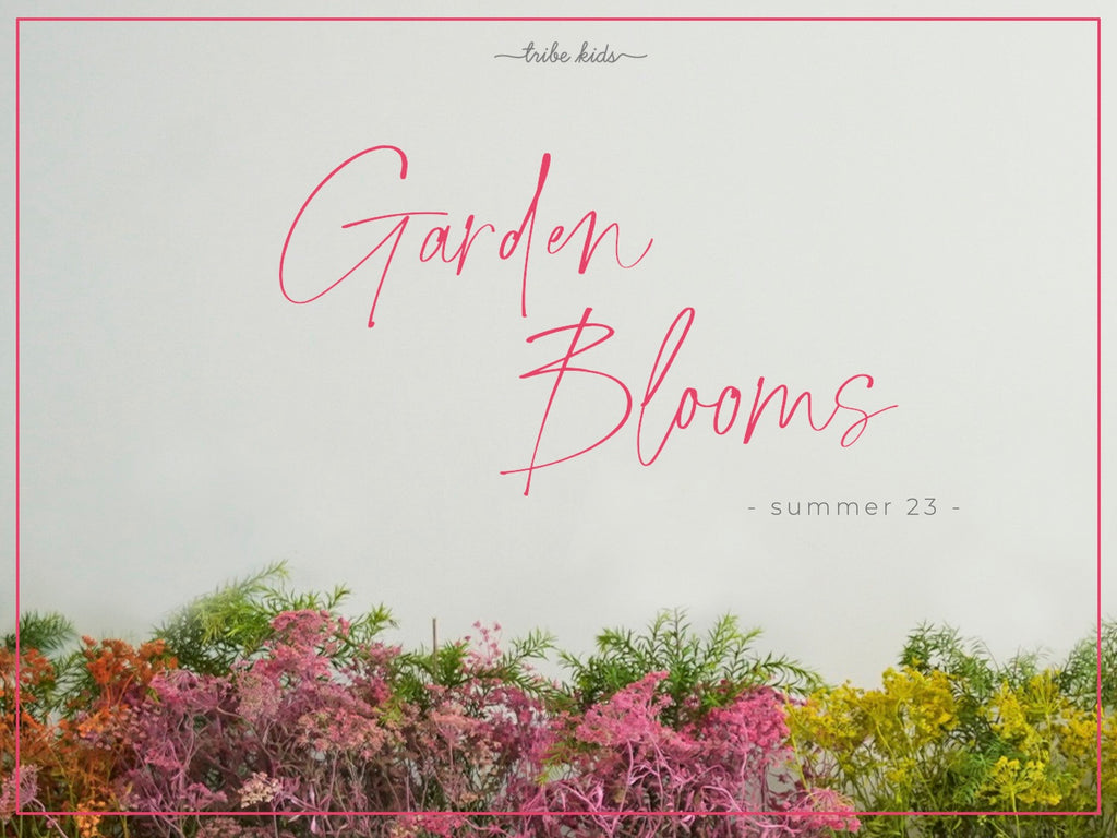 garden blooms lookbook kids clothing spring summer 2023 collection