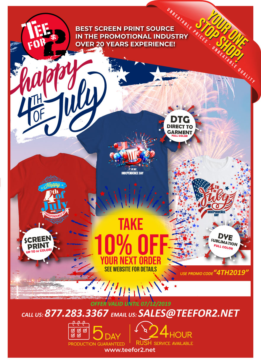 Teefor2 July 4th Special! 2019