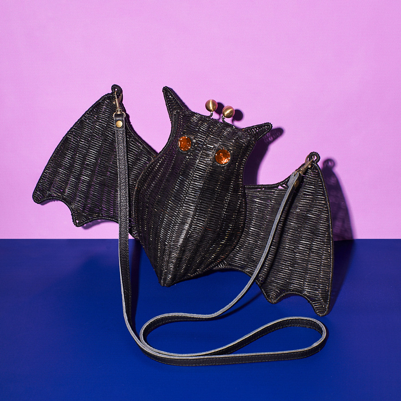 Wicker Darling's Elizabat Bathory the orange-eyed bat purse