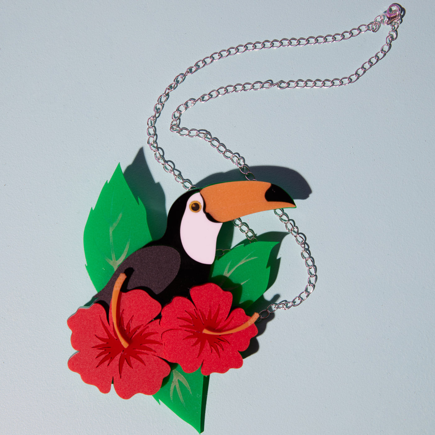 Wicker Darling's Tucano the toucan brooch