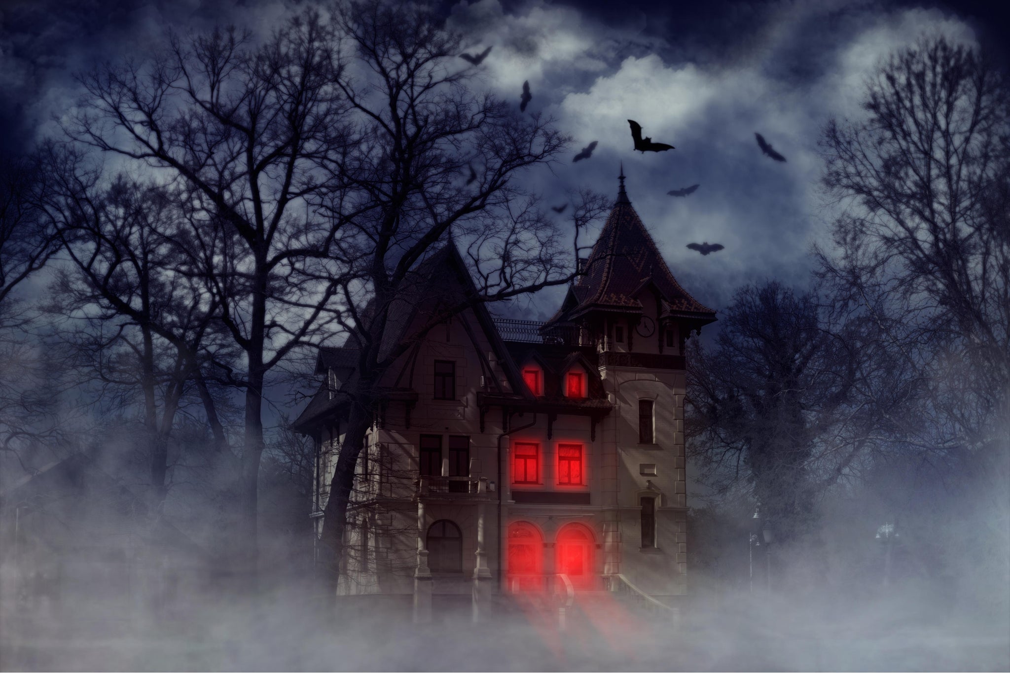 Halloween haunted house